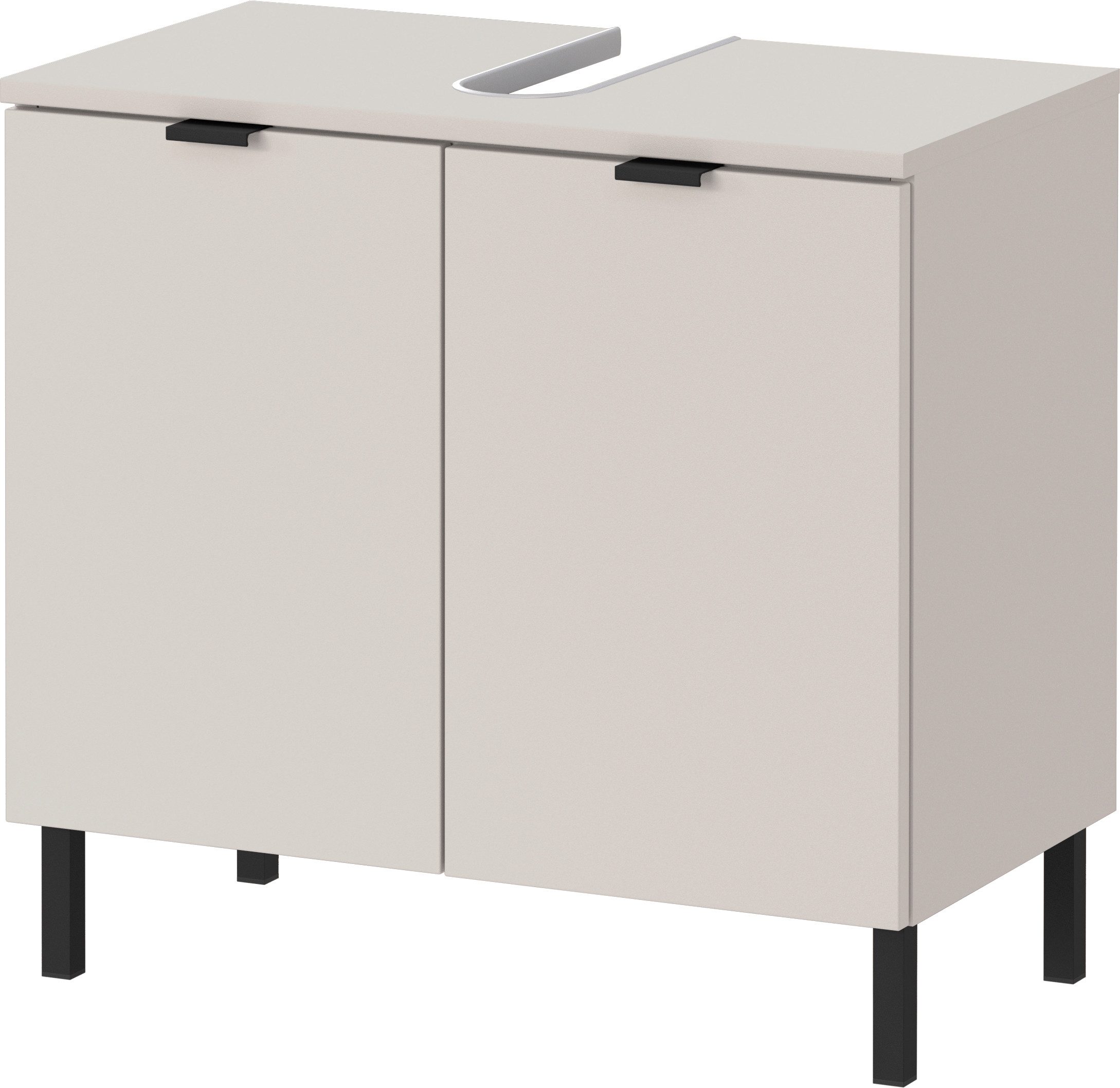 GERMANIA Waschbeckenunterschrank GW-Arcena (1-St) mit Siphonausschnitt