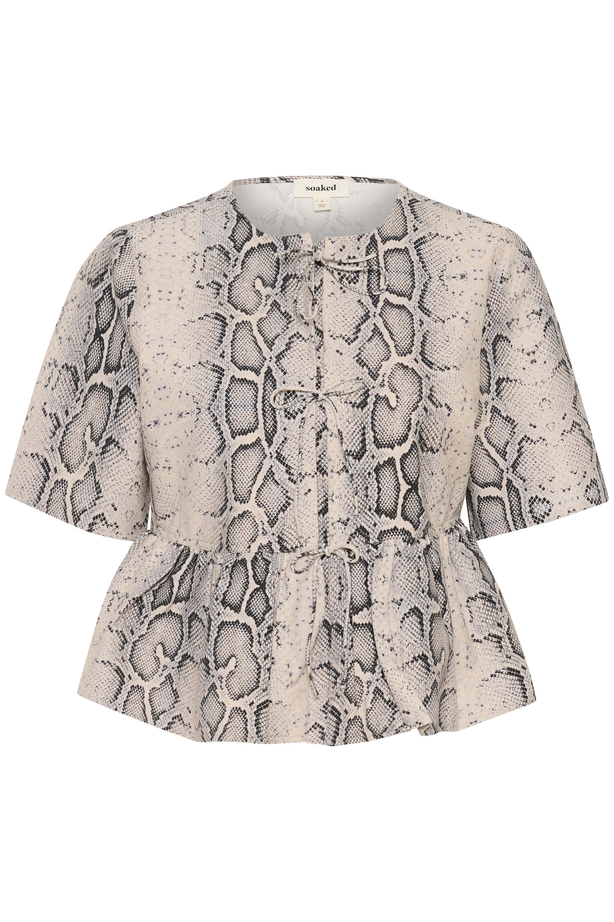 SOAKED IN LUXURY Kurzarmbluse Kurzarm-Bluse SLXala