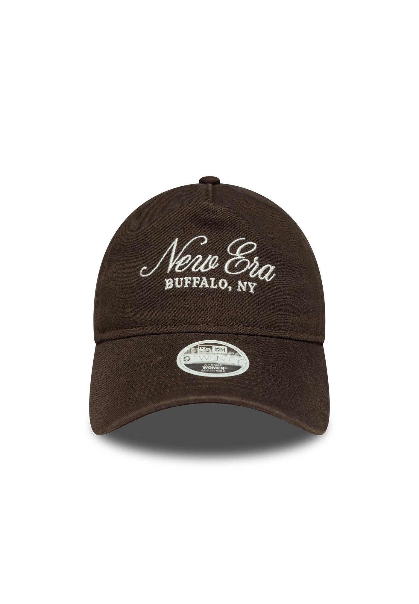 New Era Baseball Cap New Era NE Script 9Twenty A-Frame Women Cap Braun (1-St)