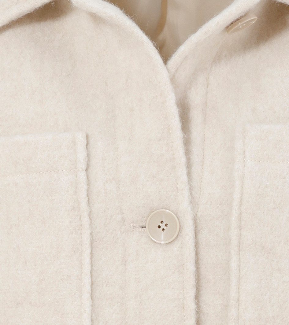 Aniston CASUAL Fleecejacke mit tonigen Knöpfen zu schließen