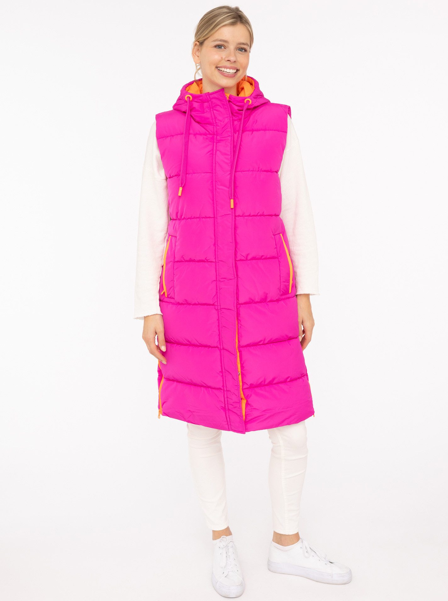 Zwillingsherz Steppweste "Smile" Smile-Steppung hinten, Zippern seitlich, K günstig online kaufen