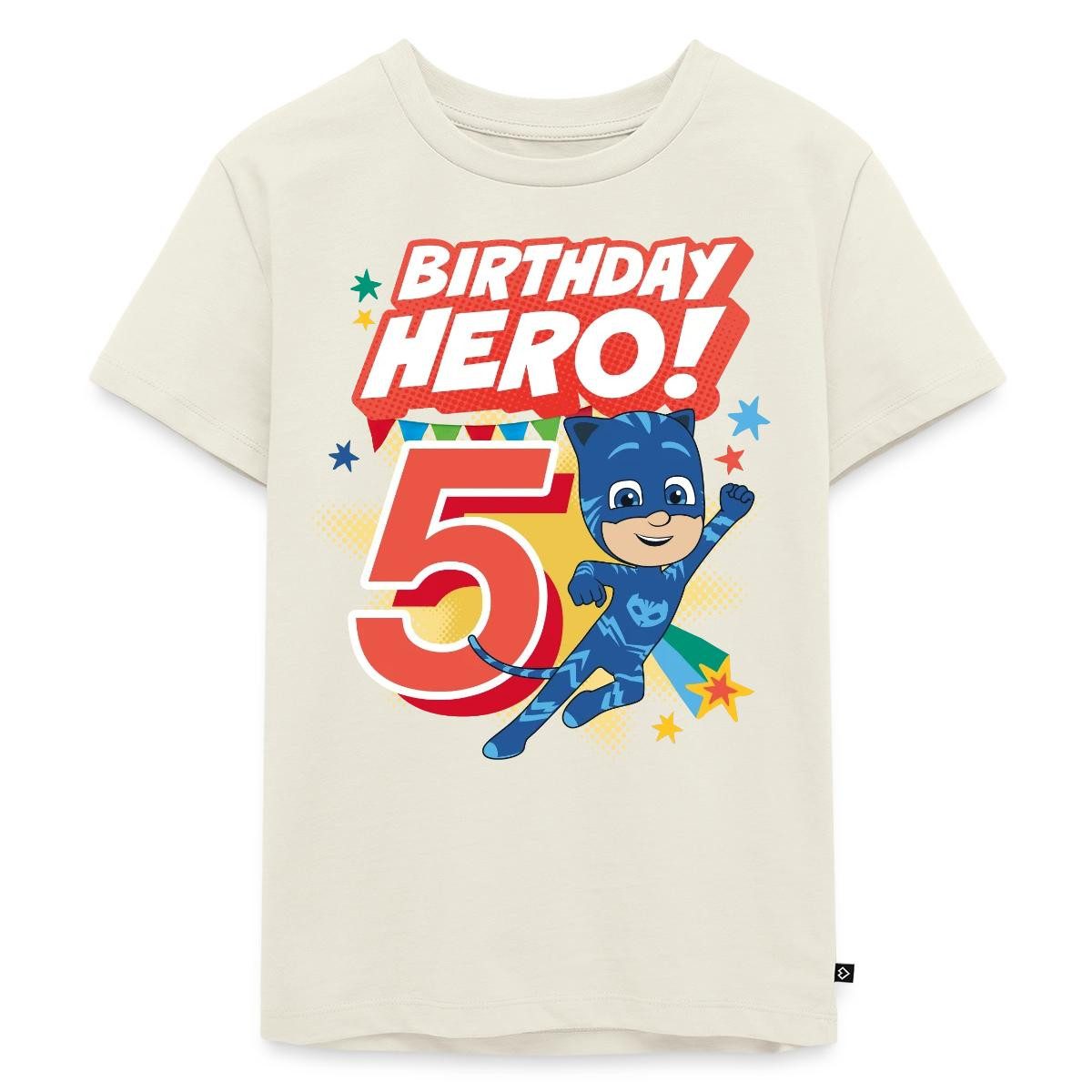 T-Shirt PJ Masks Catboy Birthday Hero 5. Geburtstag Kinder Premium T-Shirt