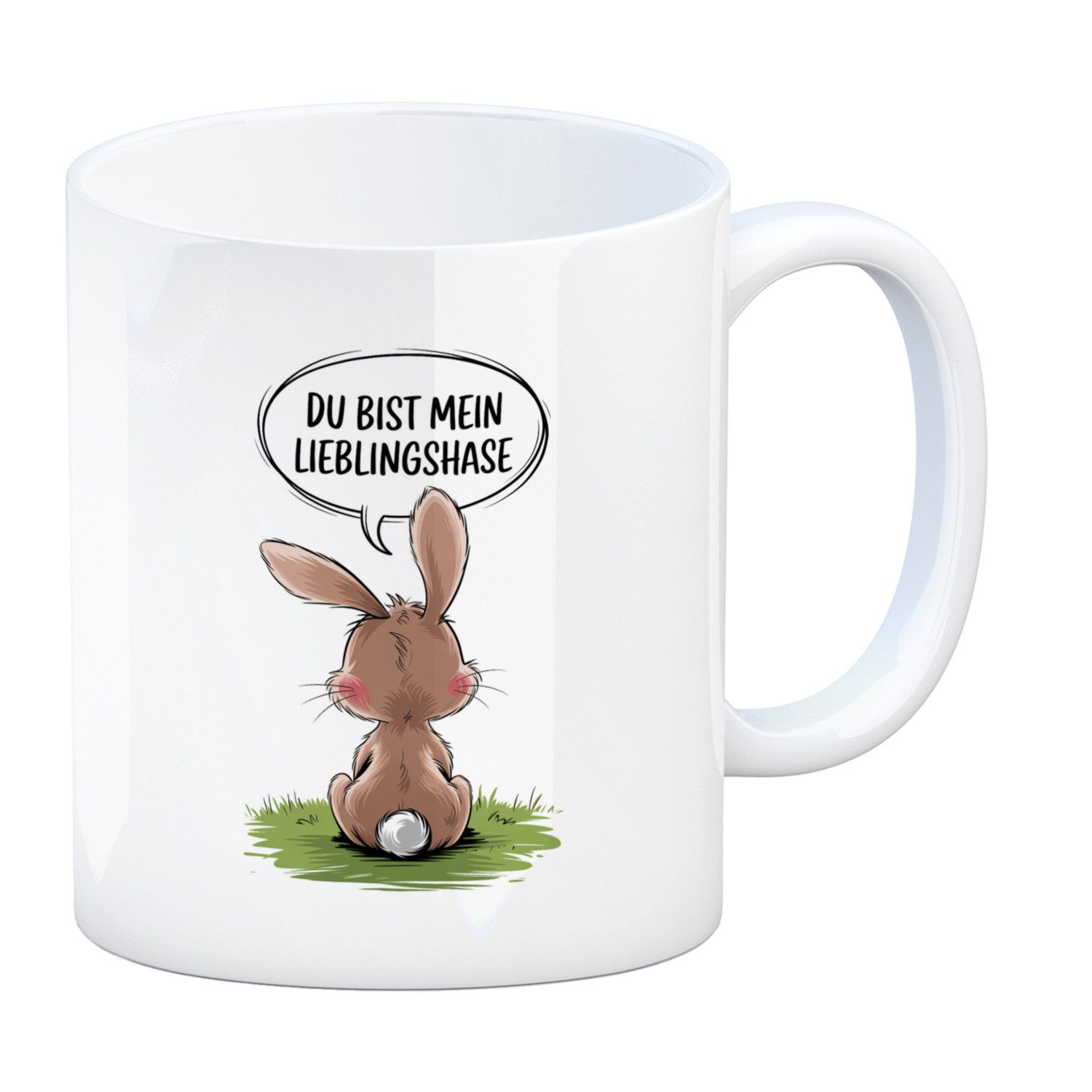 Tasse Du bist mein Lieblingshase Kaffeebecher