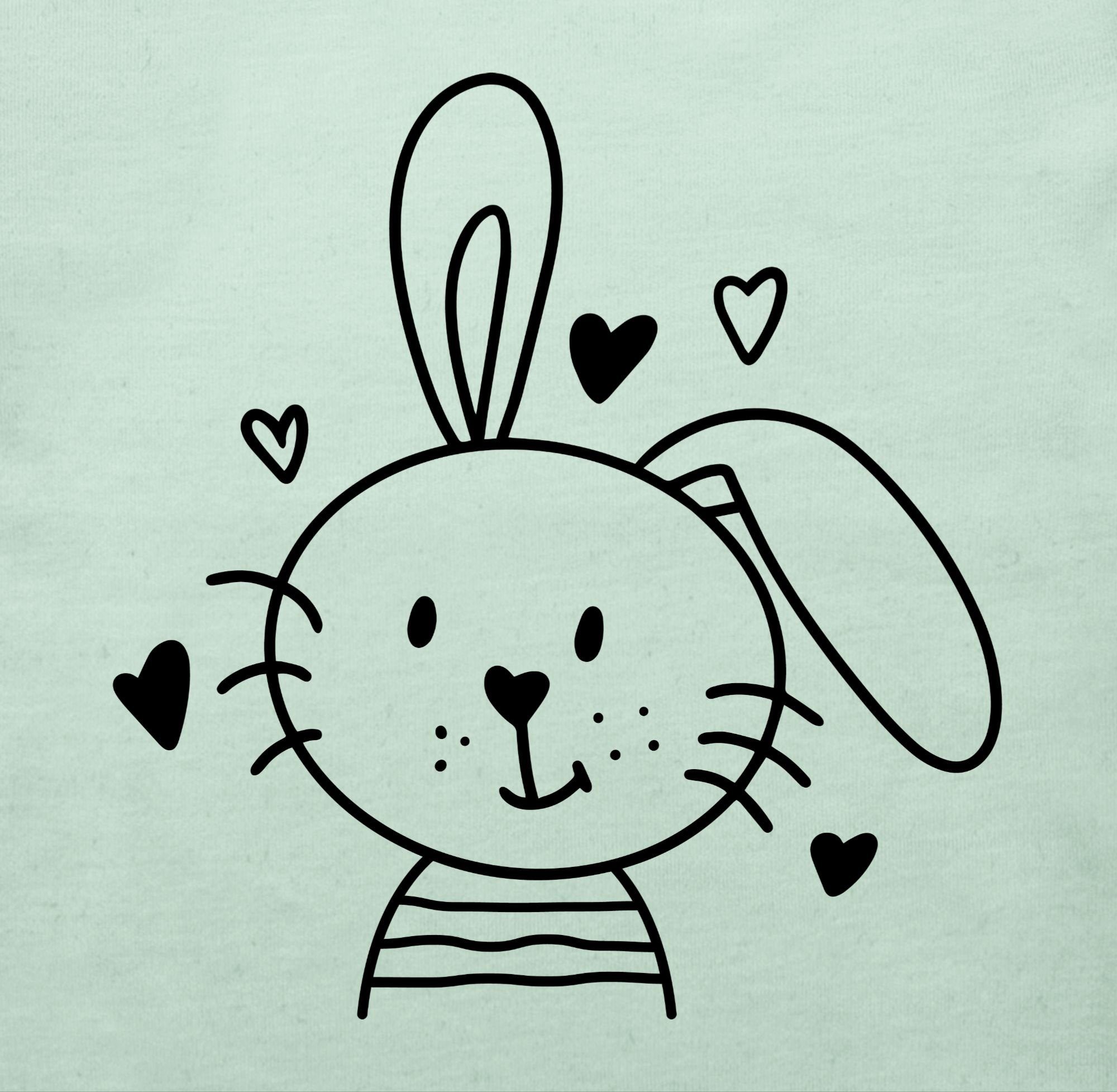 Shirtracer T-Shirt Hasen Schlappohr Osterhase I Ostergeschenke