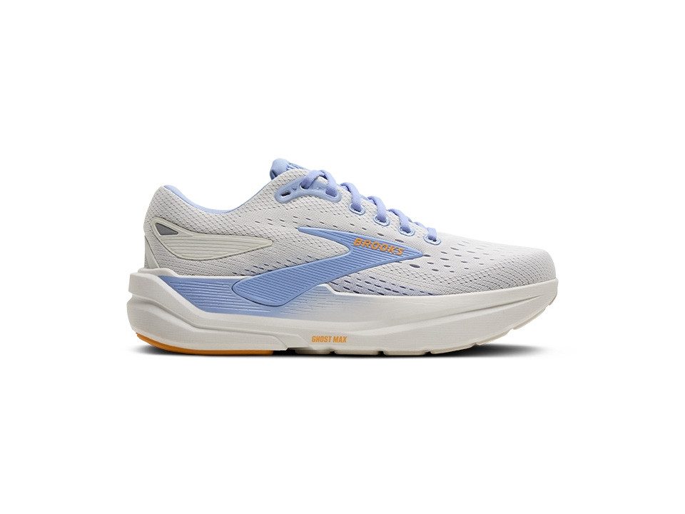 Brooks Ghost Max 3 - Damen Laufschuh - Coconut/Blue Heron/Orange Laufschuh günstig online kaufen