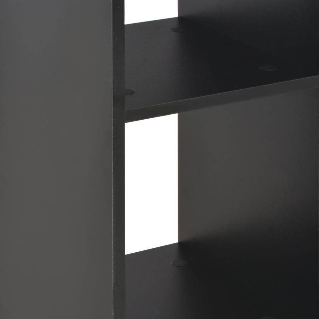 furnicato Bartisch 60 x 60 x 110 cm Schwarz (1-St), Stabiler Esstisch mit 2 Ablagen für deinen Wohnbereich – Bild 5 von 5