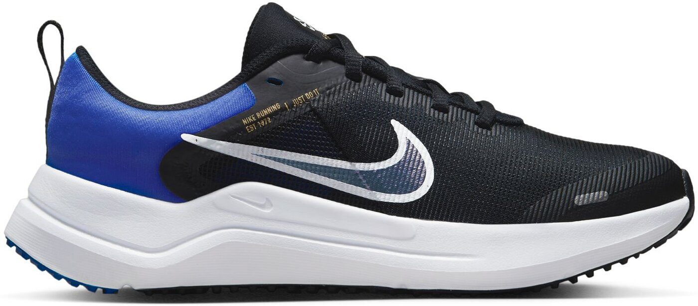 Nike NIKE DOWNSHIFTER 12 NN (GS) 006 BLACK/WHITE-RACER BLUE-LAS Trainingsschuh