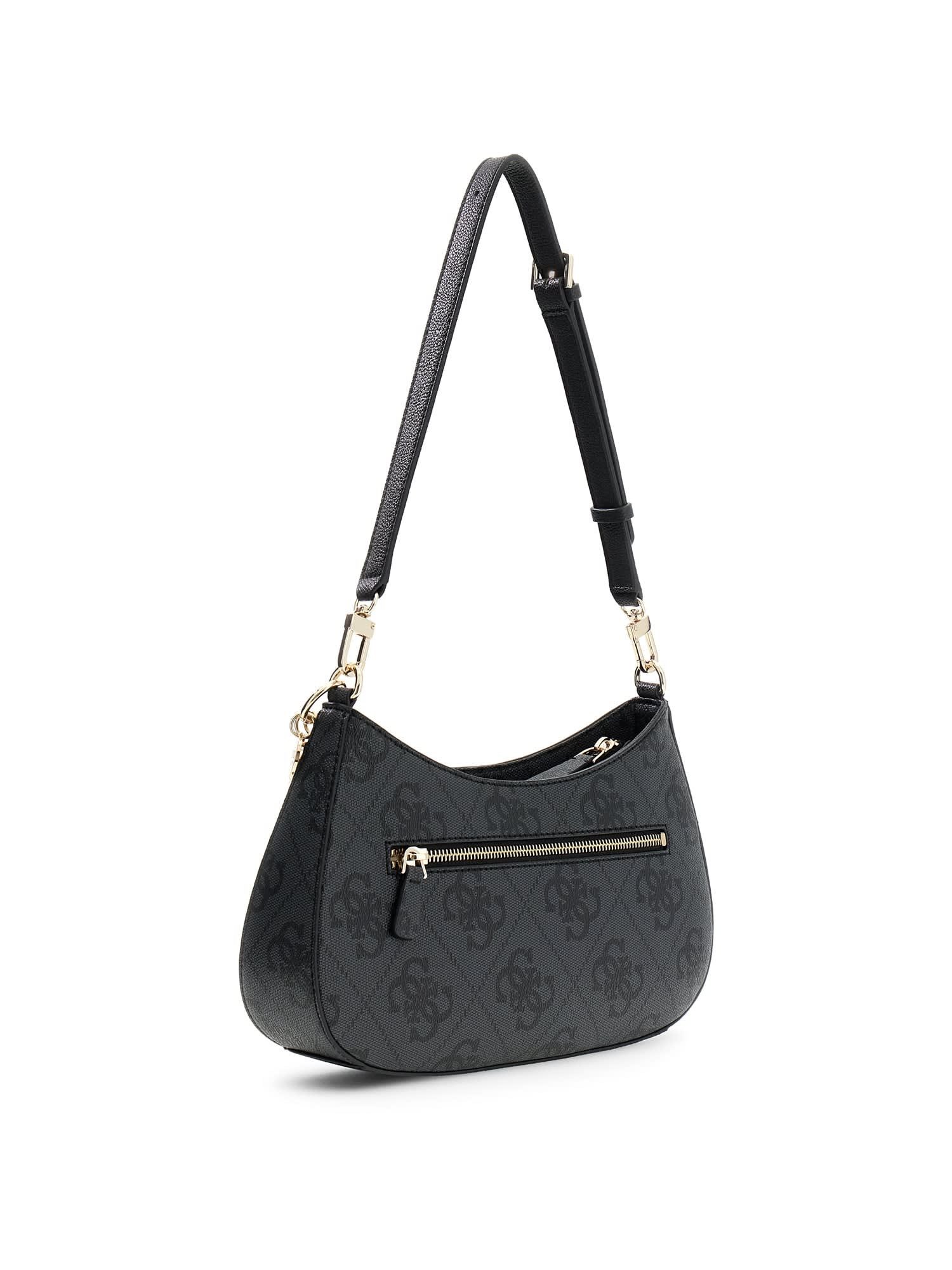 Guess Schultertasche NOELLE II TOP ZIP SHOULDER BAG (Set, Abnehmbarer Schlüsselanhänger), Damen Umhängetasche, Handtasche mit GUESS-Logo-Schmuckelement – Bild 5 von 5