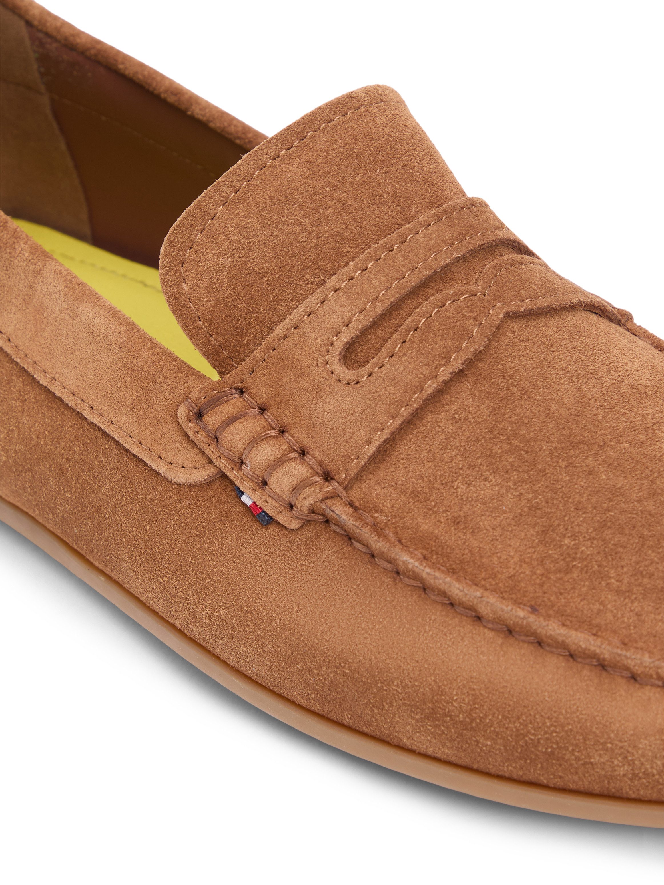 Tommy Hilfiger CORE HILFIEGR SUEDE DRIVER Slipper Flats, Schlupfschuh in Mo günstig online kaufen