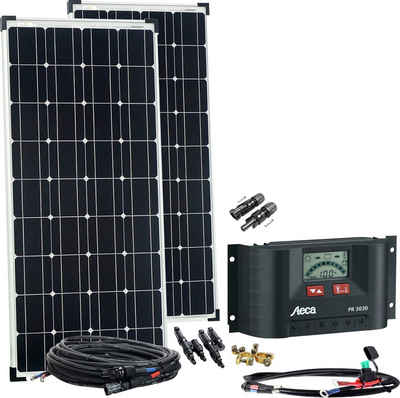 offgridtec Solaranlage basicPremium-L 200W Solaranlage 12V/24V, 100 W, Monokristallin, (Set), Komplettsystem