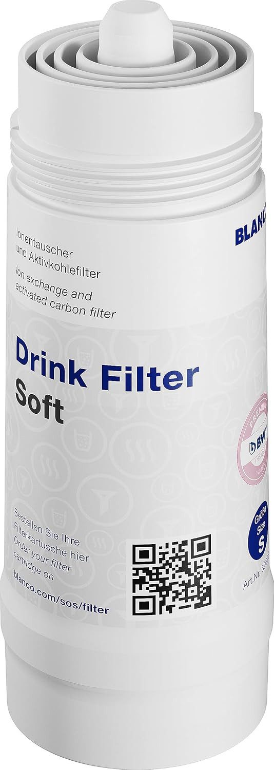 Blanco Wasserhahn-Wasserfilter BLANCO Drink Filter Soft S, Less Limescale More Taste