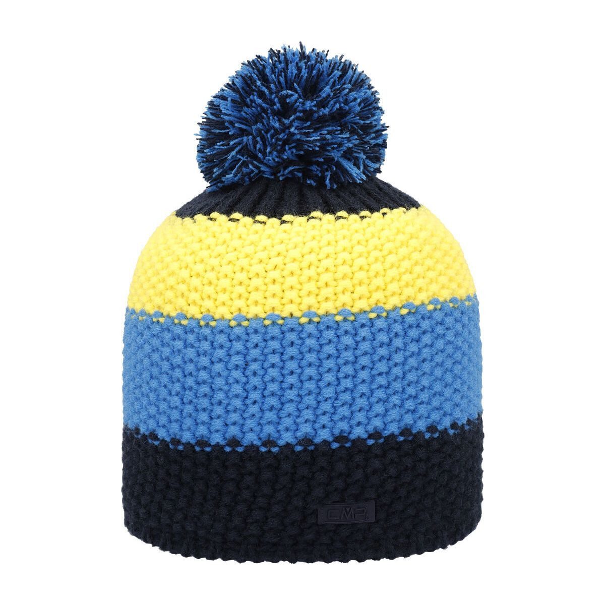 CMP Beanie MAN Knitted Hat Herren-Strickmütze mit Fleece-Innenfutter und Bommel für Komfort und