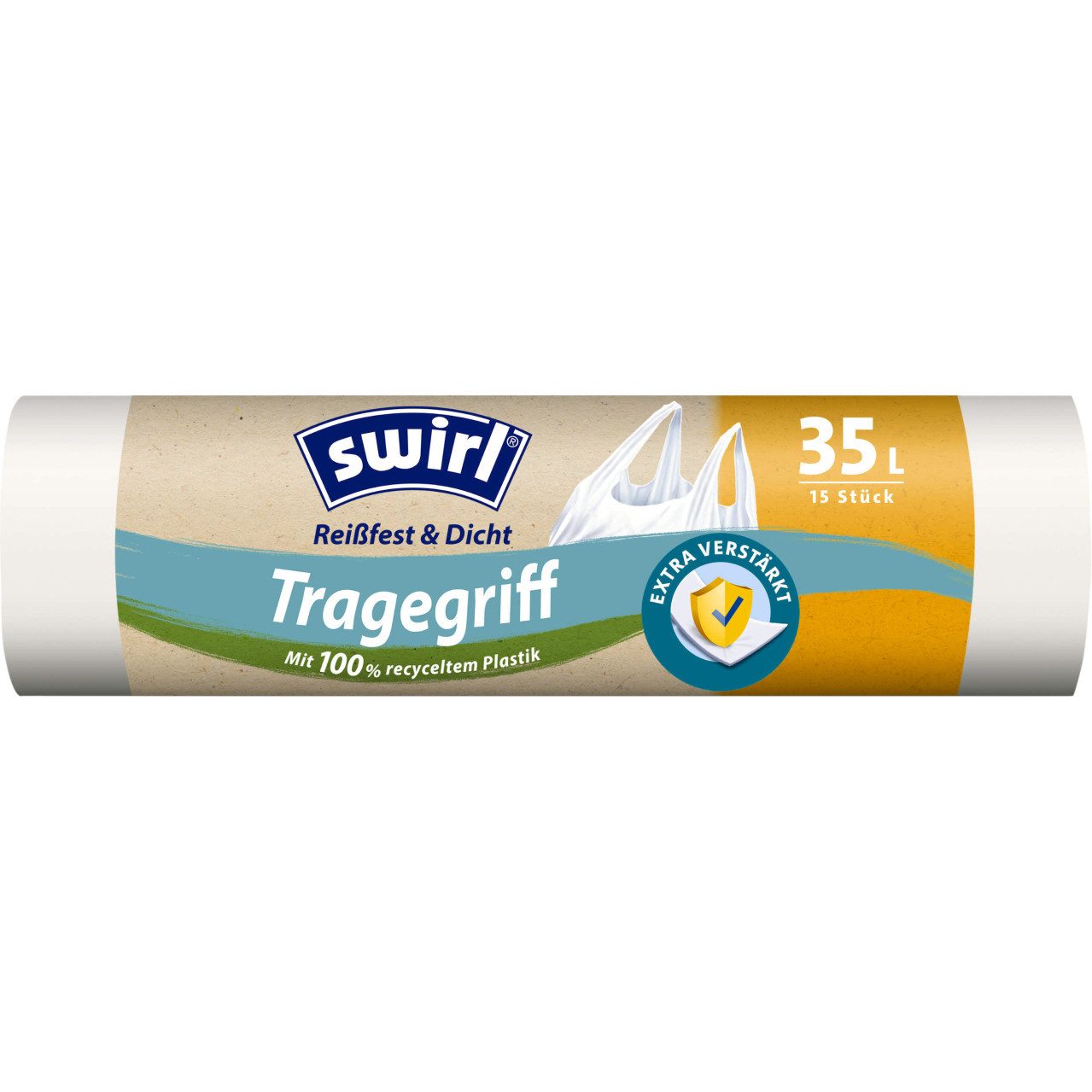 Swirl Müllbeutel Swirl Müllbeutel mit Tragegriff 35 L 15 Stück