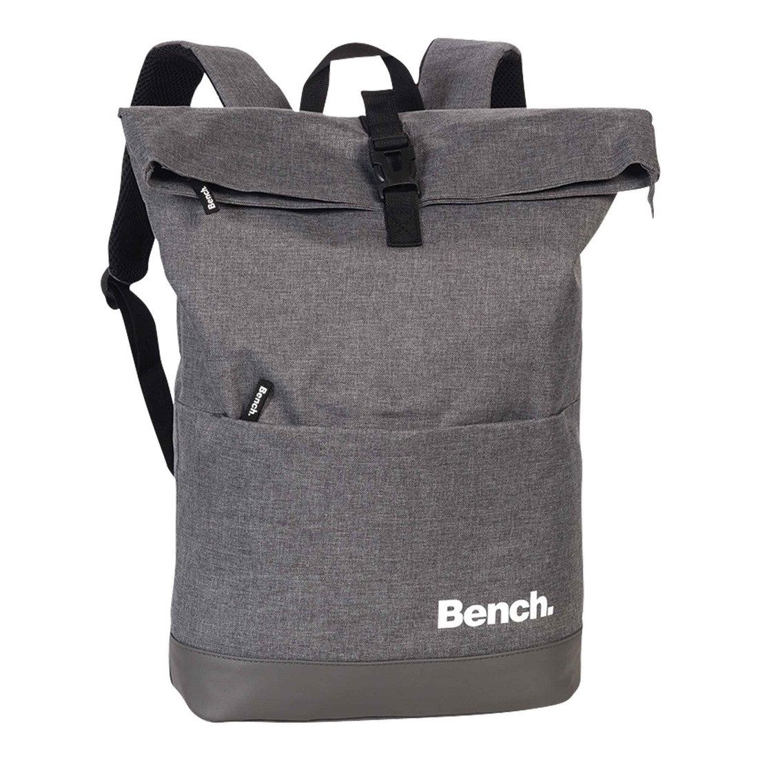 Bench. Freizeitrucksack Rucksack Roll-Top CLASSIC Dunkelgrau (1 Stück), Fre günstig online kaufen