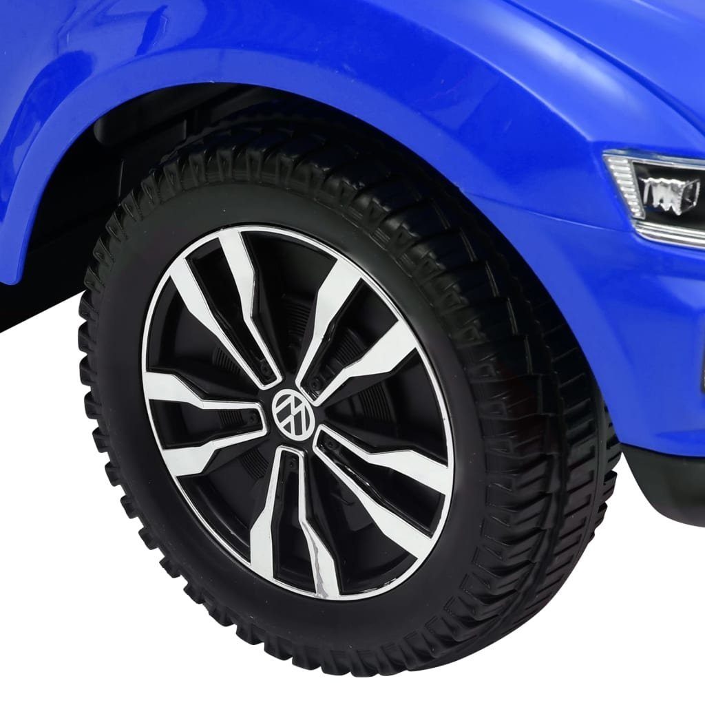 Blau vidaXL Rutschauto Tretfahrzeug Volkswagen T-Roc