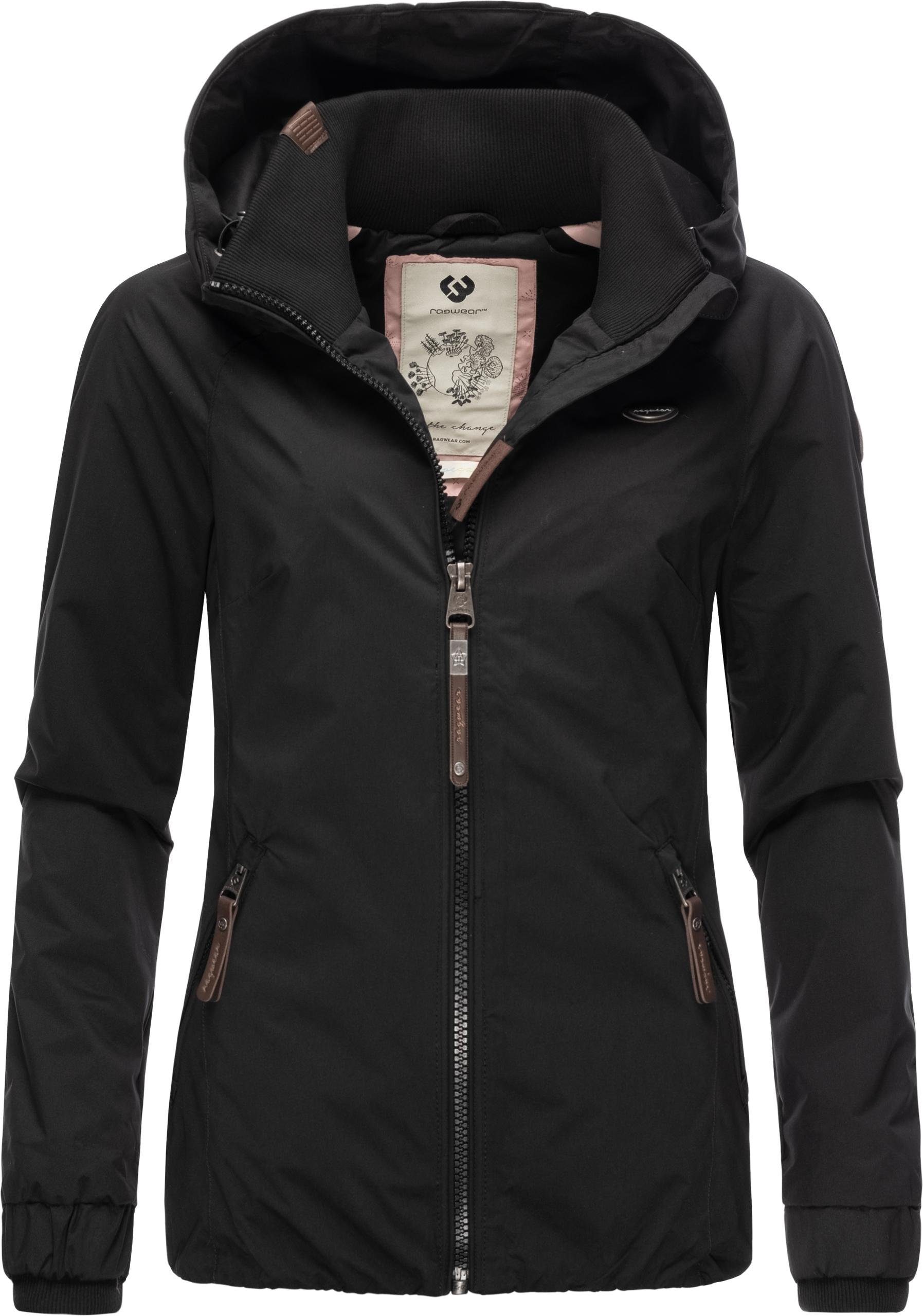 Übergangsjacke Dizzie großer ash Ragwear stylische mit Kapuze Outdoorjacke