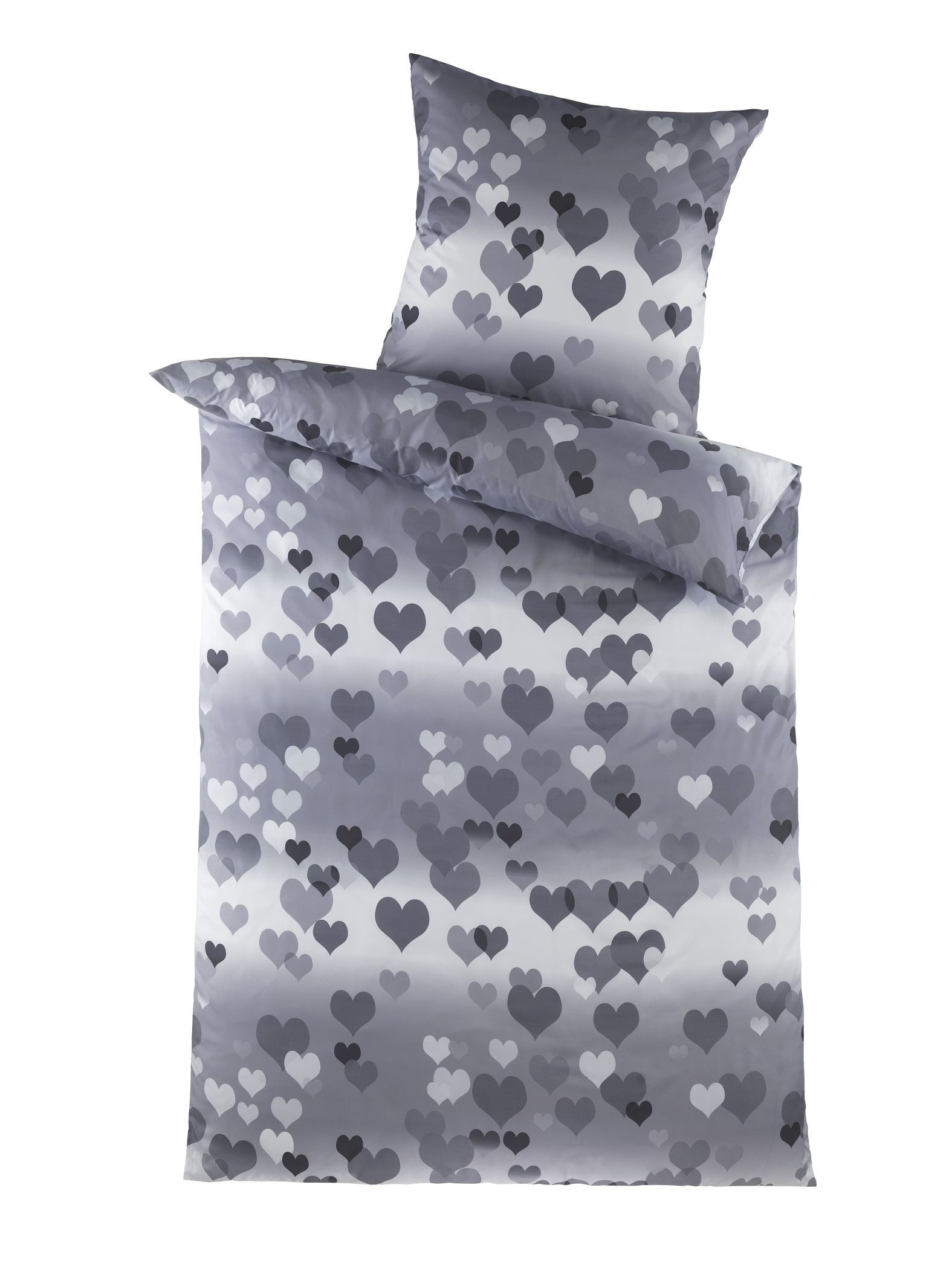 Optidream Bettwäsche Set Mikrofaser 135x200 Design Valentina, Mikrofaser, 2 teilig, Sommer Geschenke Idee Frauen Männer weich sale Reißverschluss Partner