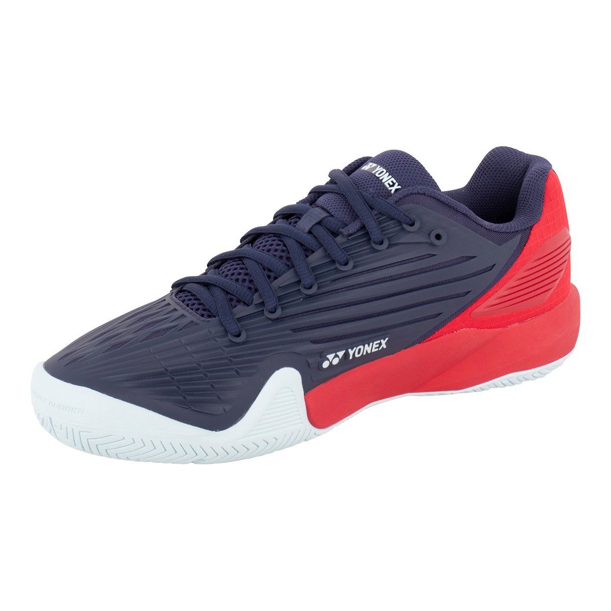 Yonex Power Cushion Eclipsion 5 Allcourt (Stabilität) 2024 navyblau/rot Tennisschuh