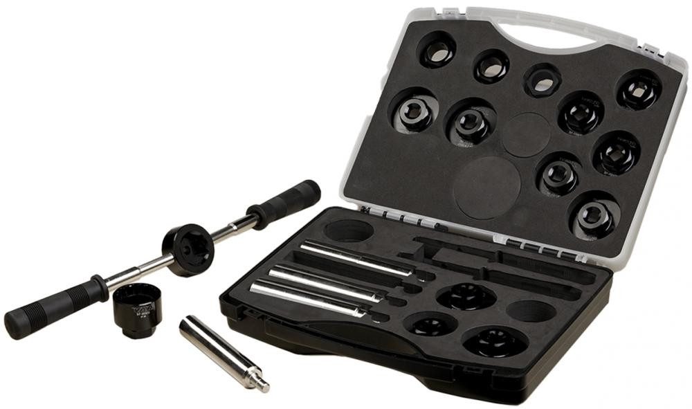 VAR Fahrradwerkzeugset Innenlagerwerkzeugsatz BP-03900 14 Innenlagerwerkzeuge und 4 Führungen