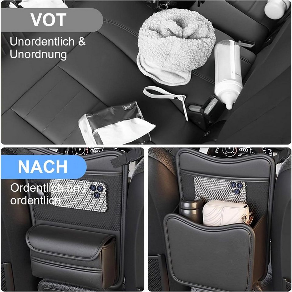 götäzer Aufbewahrungstasche Tasche für den Beifahrersitz in der Mitte des  Fahrzeugs (1-tlg), Auto, Aufbewahrungstasche, Tasche für die Sitzlehne