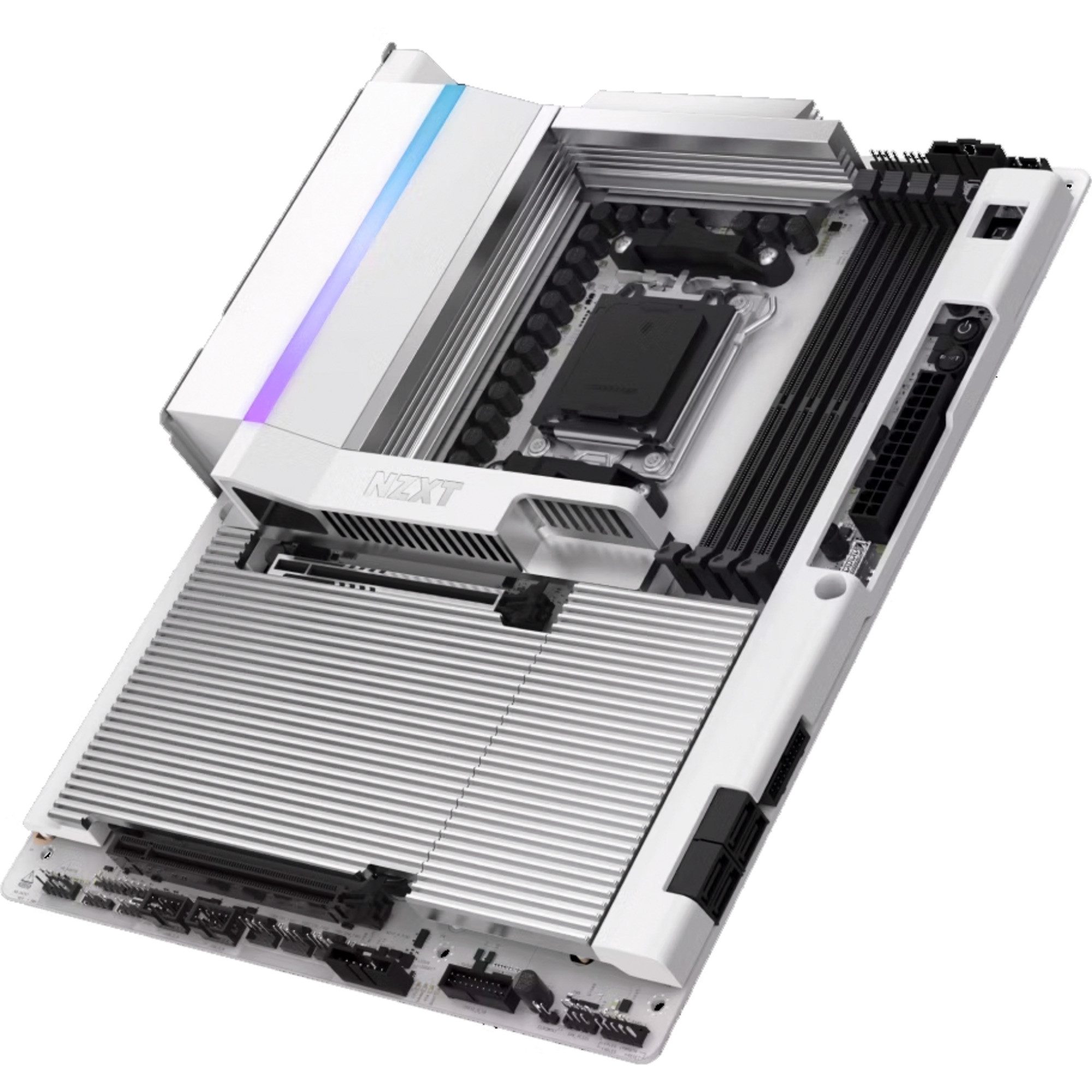 NZXT NZXT N9 X870E White, Mainboard Mainboard RGB Fusion