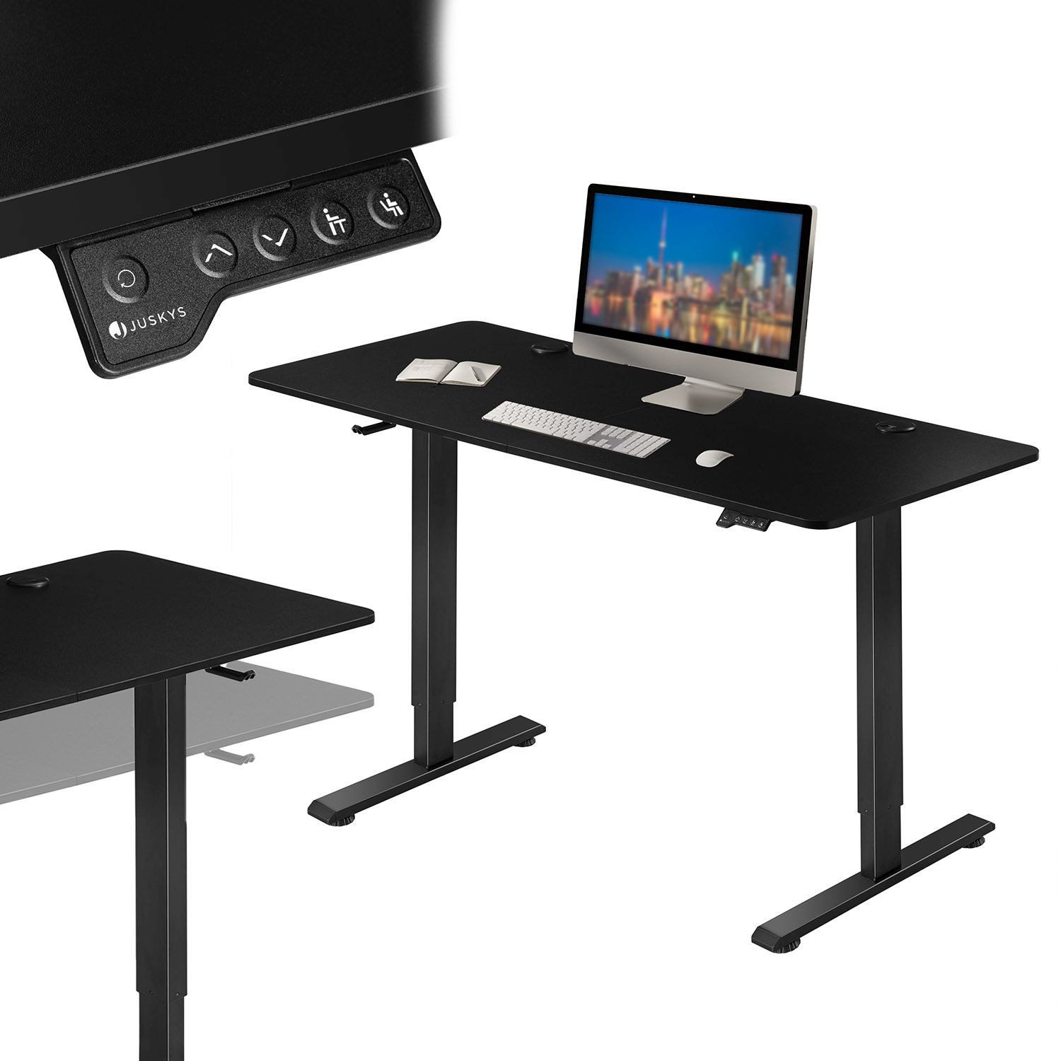 Juskys Schreibtisch Office Stand, 140 x günstig online kaufen