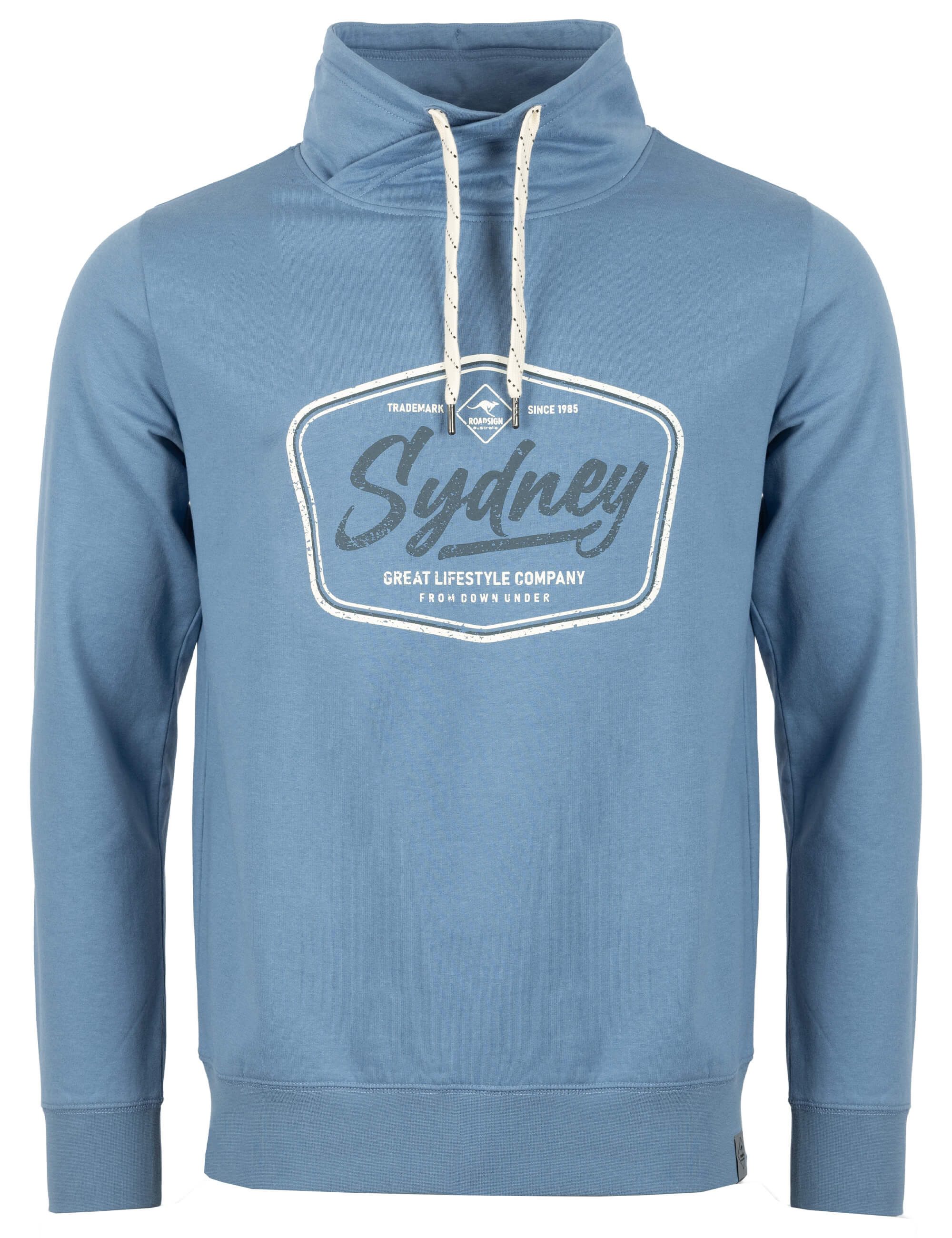ROADSIGN australia Sweatshirt Mode (1, 1-tlg., 1) aus Baumwollmix und mit Schalkragen-Style