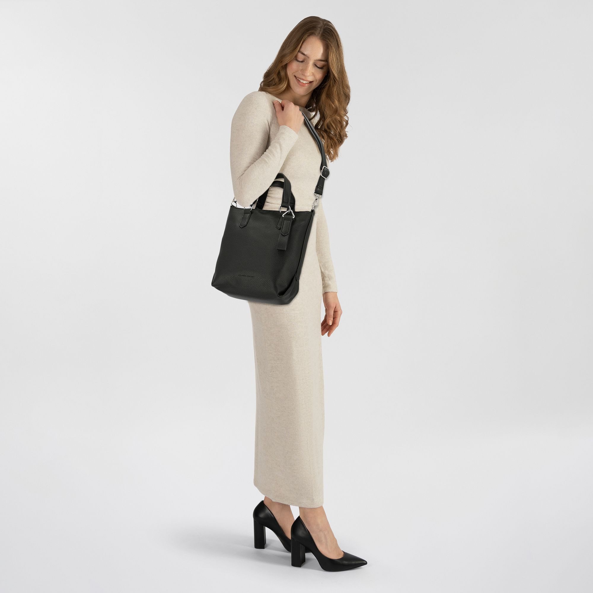 TOM TAILOR Shopper Olive, Polyurethan