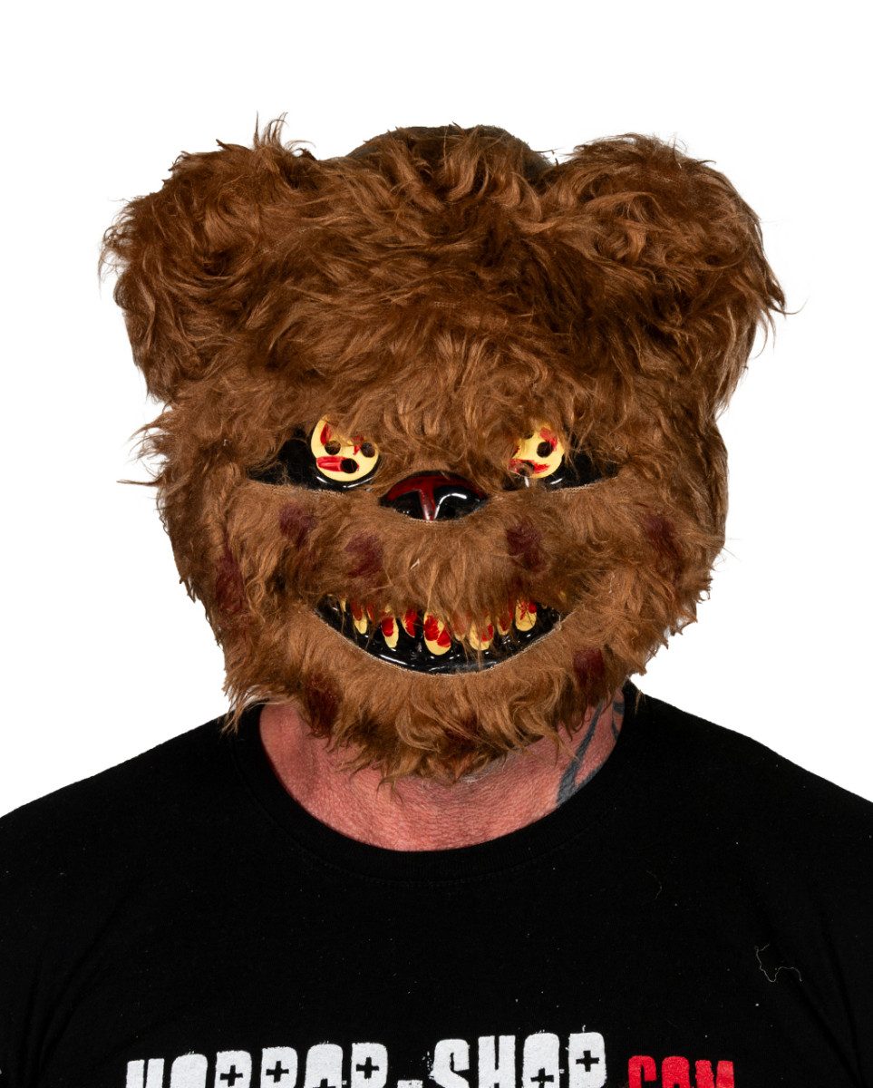 Horror-Shop Zombie-Kostüm Maske eines Horrorteddys