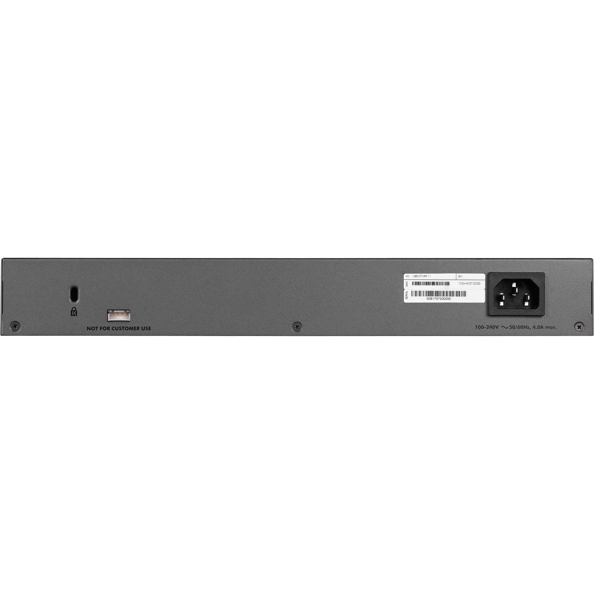 Netzwerk-Switch NETGEAR SFP+, Netgear (Multi-Gigabit, Switch, MS510TXPP,