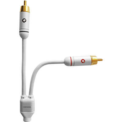 Oehlbach i-Connect Klinkenadapter Audio-Y-Adapter 2x Cinch / 3,5mm Klinkebuchse Audio-Adapter 3,5 mm Klinkenbuchse zu 2 x Cinch