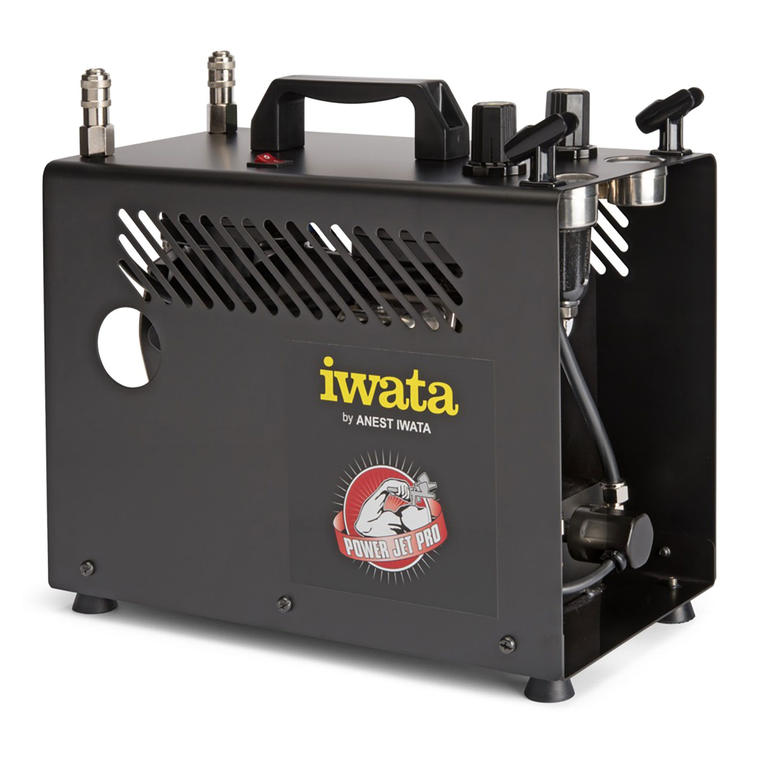 Iwata Airbrush-Kompressor IS-975 + Iwata Custom Micron CM-C2 Plus Airbrushpistole - Profi Set 26