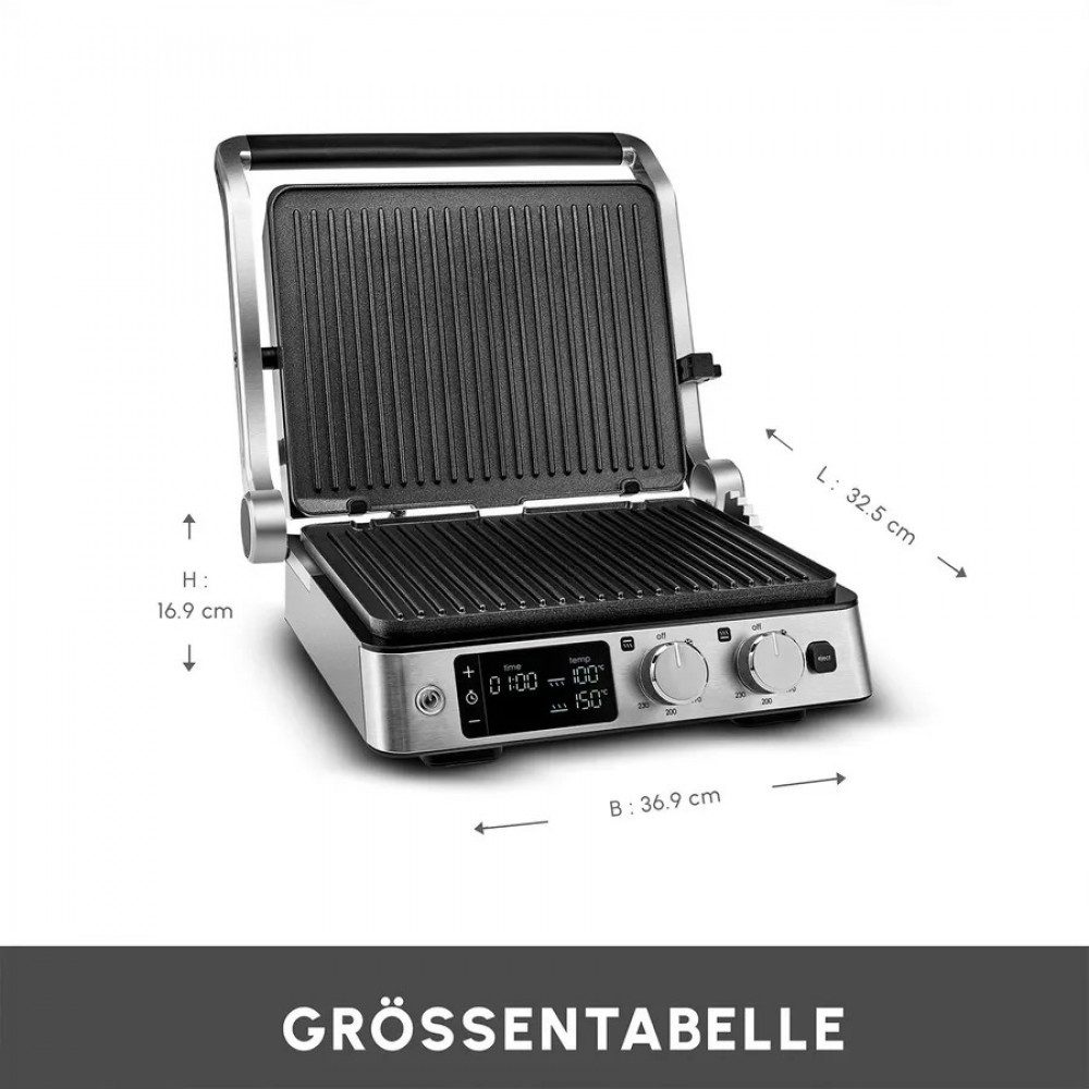 Karaca Toaster Karaca Compact Stahl Inox 2008 Grill- und Toastmaschine 2000 W