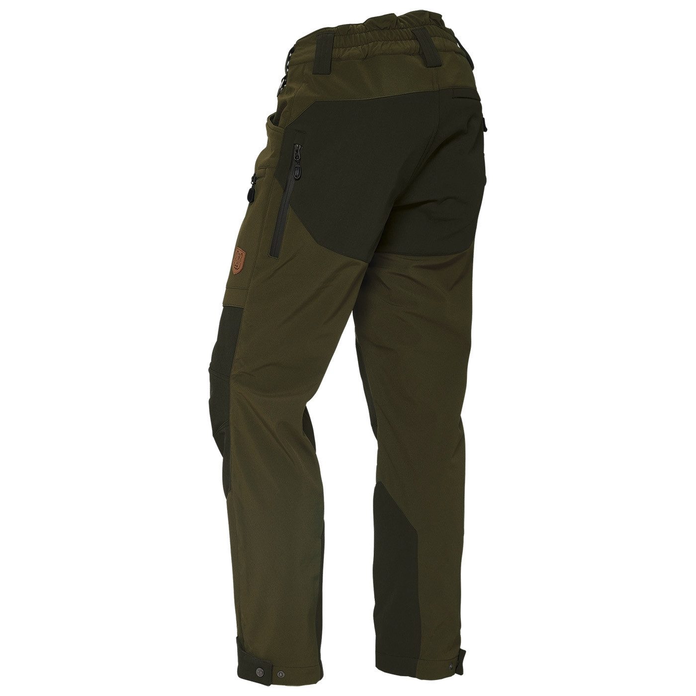 Rensing Outdoorhose Ash (Comfort fit, Lüftungsschlitze, Bund mit Gummizug) Innenseite mit Waffel-Struktur
