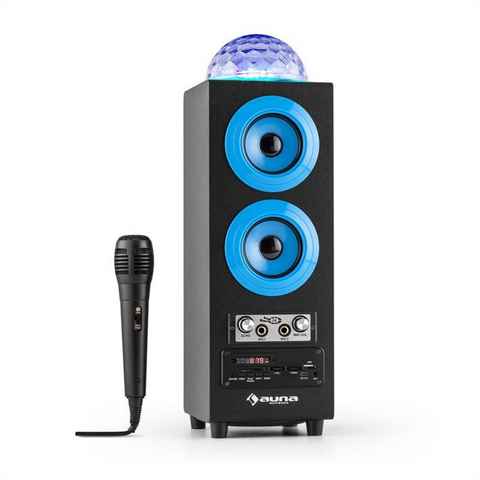 Auna DiscoStar Blue Bluetooth-Speaker (0 W)