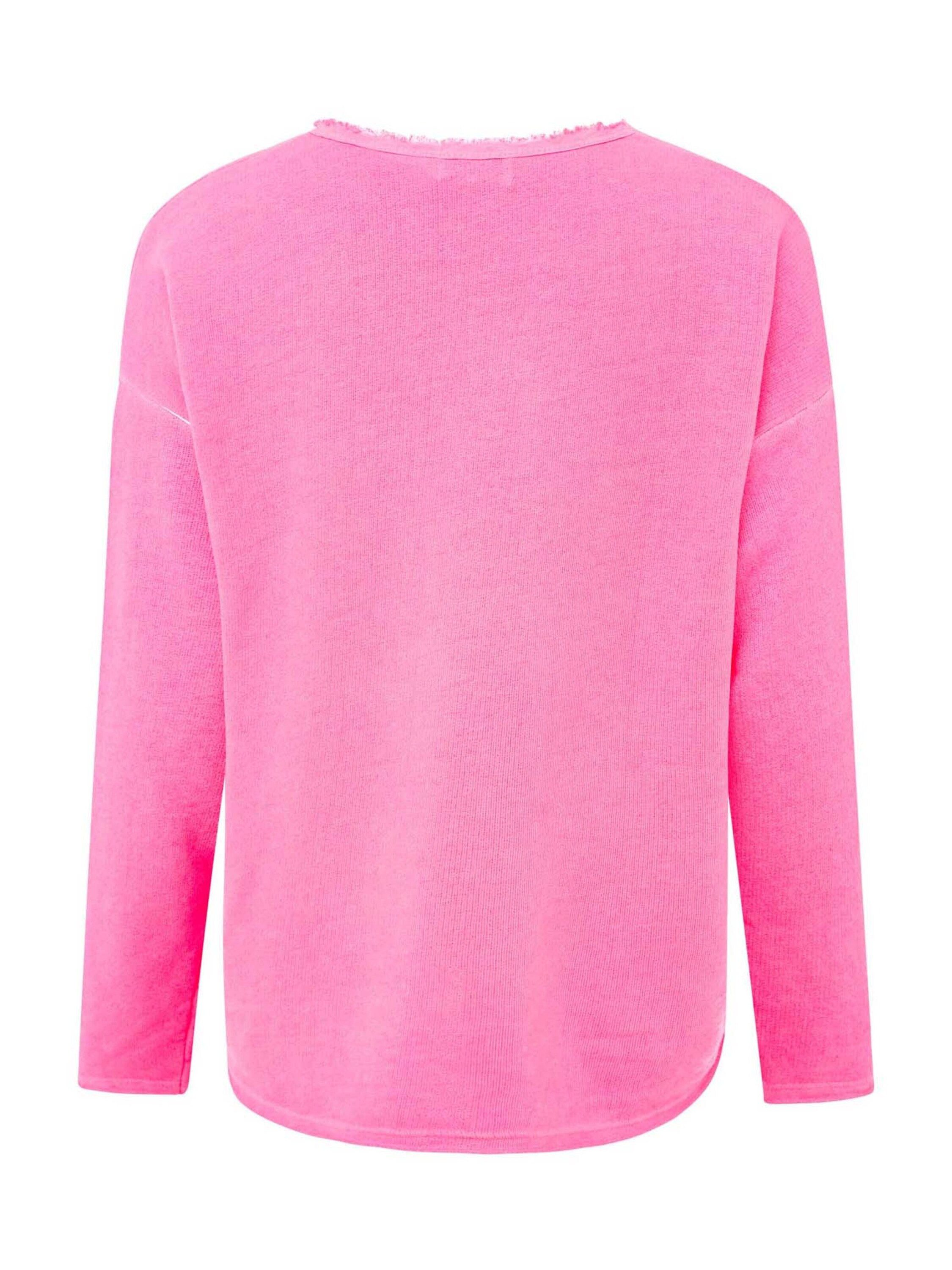 Zwillingsherz Sweatshirt Positive Mind (1-tlg) Fransen günstig online kaufen