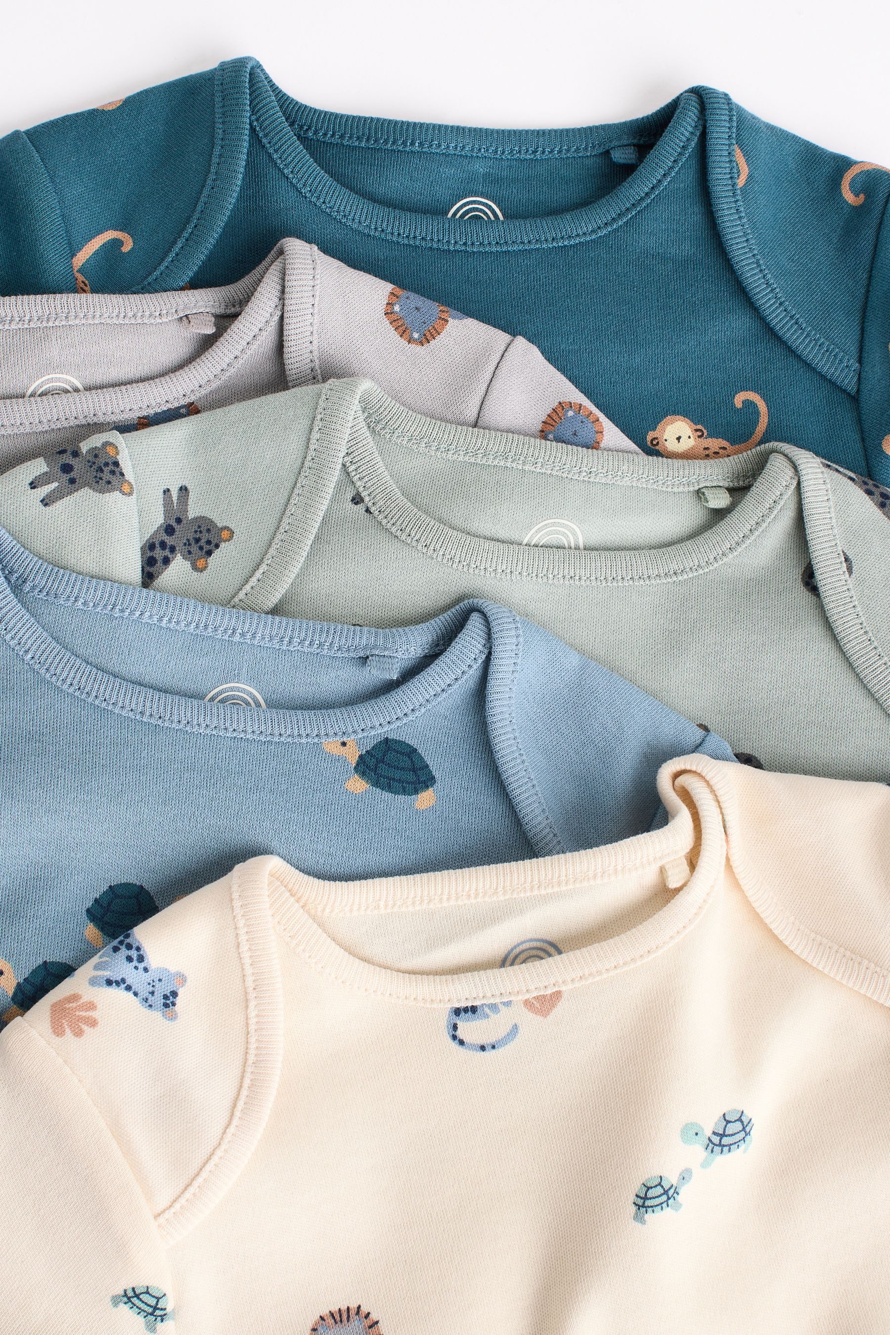 Next Langarmbody Baby-Bodysuits im 5er-Pack (5-tlg)