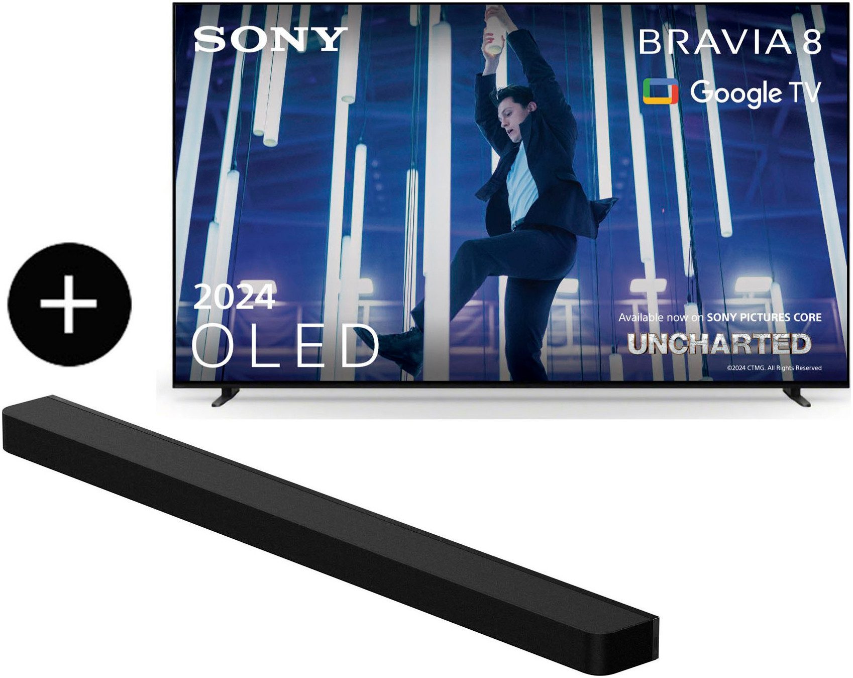 Sony K-77XR80 OLED-Fernseher (195 cm/77 Zoll, 4K Ultra HD, Google TV, Smart-TV)