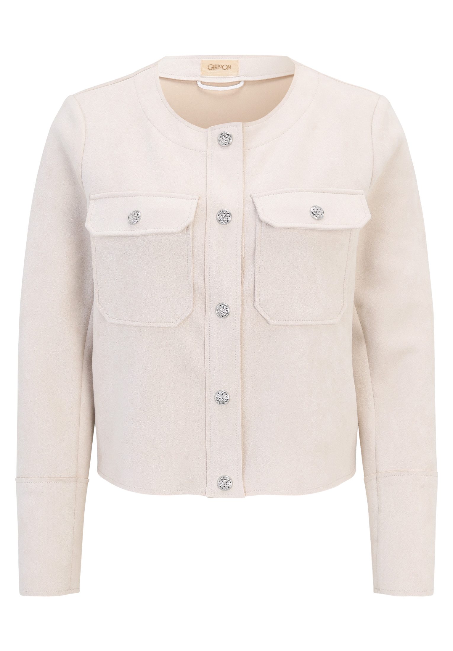 Cartoon Jackenblazer Cartoon Casual-Jacke mit Taschen günstig online kaufen