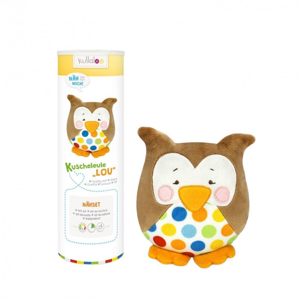 kullaloo Stoff - Kuscheleule LOU Material-Set (ohne Stickgarn)