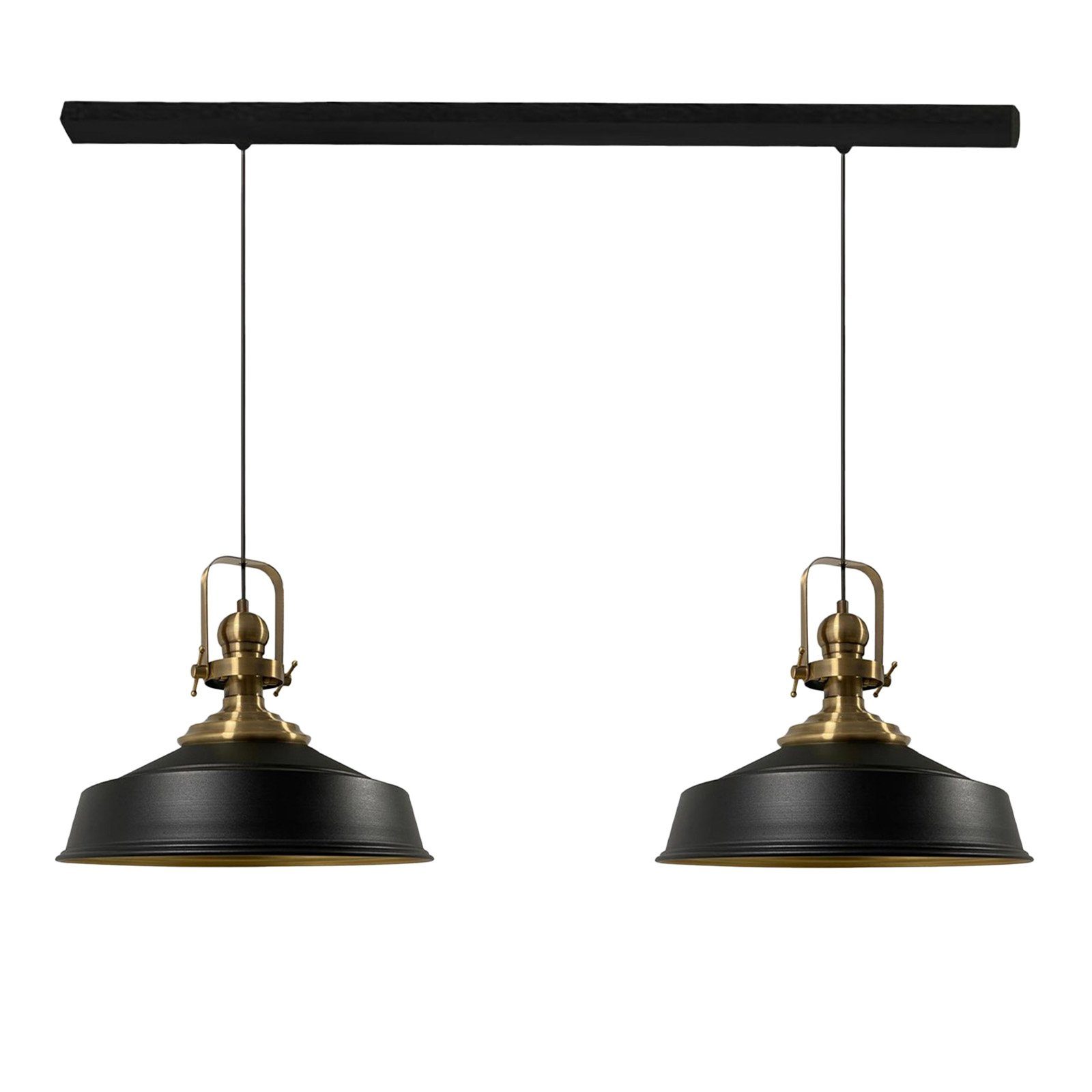 Bamyum Pendelleuchte Asletl Hängelampe aus Metall 2 Flammige, E27, Vintage günstig online kaufen