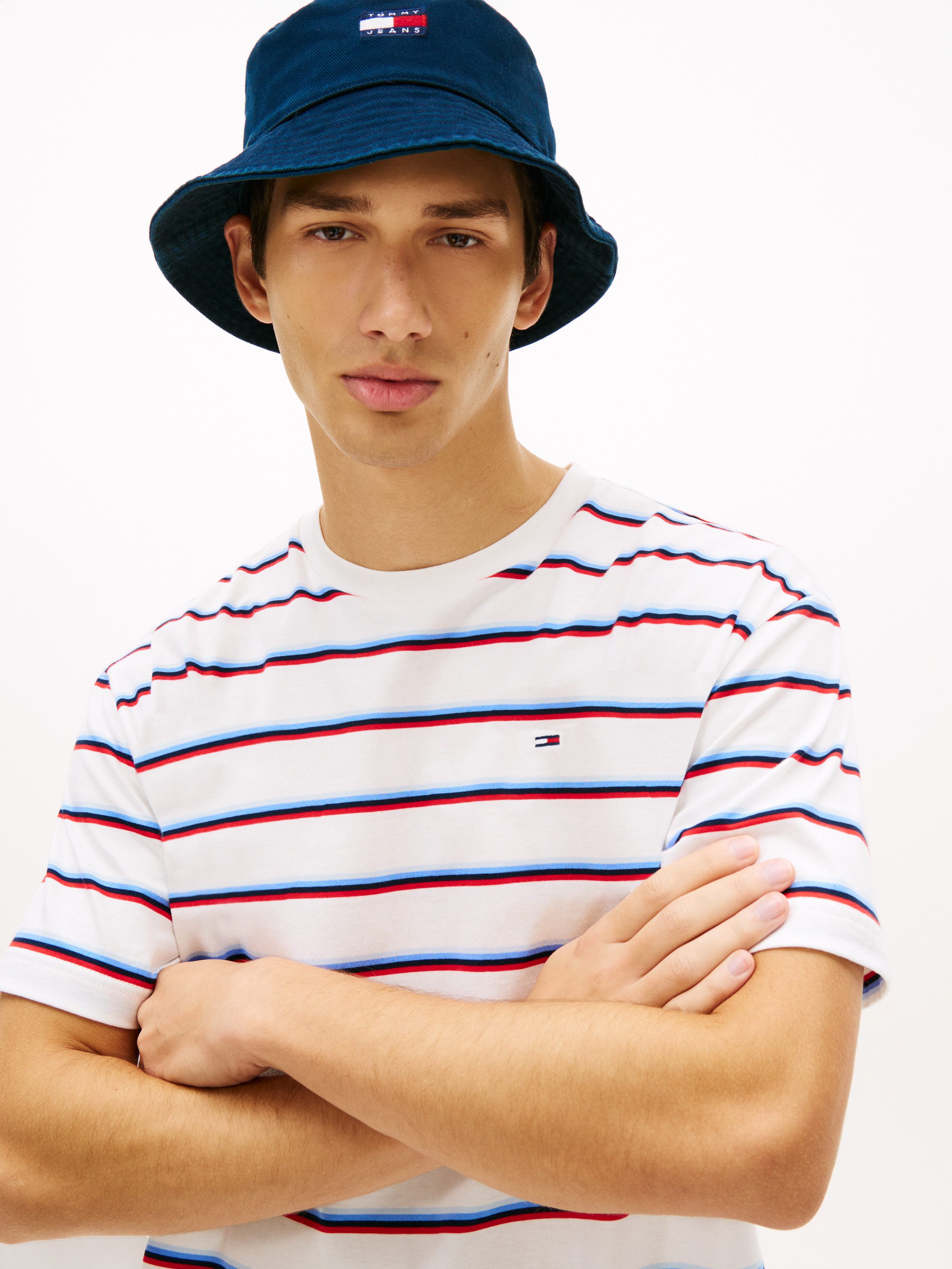 Tommy Jeans T-Shirt RELAXED STRIPE Relaxed fit mit Streifenmuster