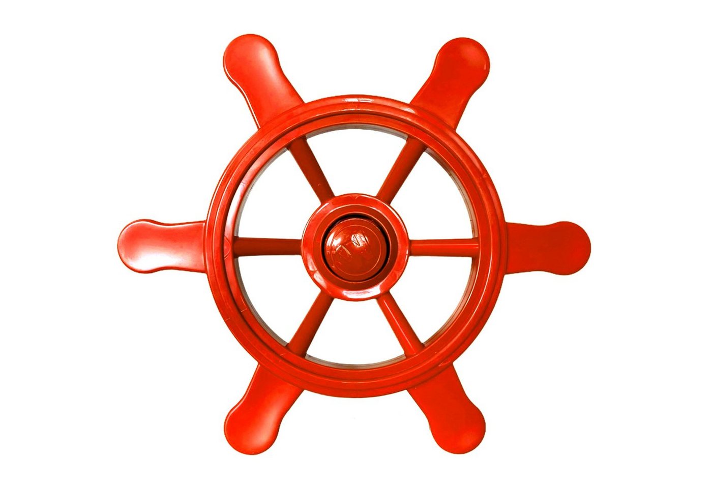 Loggyland Spielturm-Erweiterung Lenkrad Piratenlenkrad Steuerrad für Spielturm Spielhaus, aus HDPE Kunststoff, Ø 34cm, für kreatives Rollenspiel