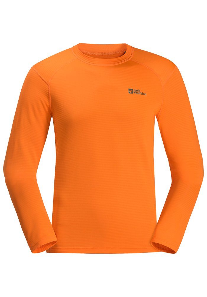 Langarmshirt INFINITE L/S Wolfskin Jack blood-orange M