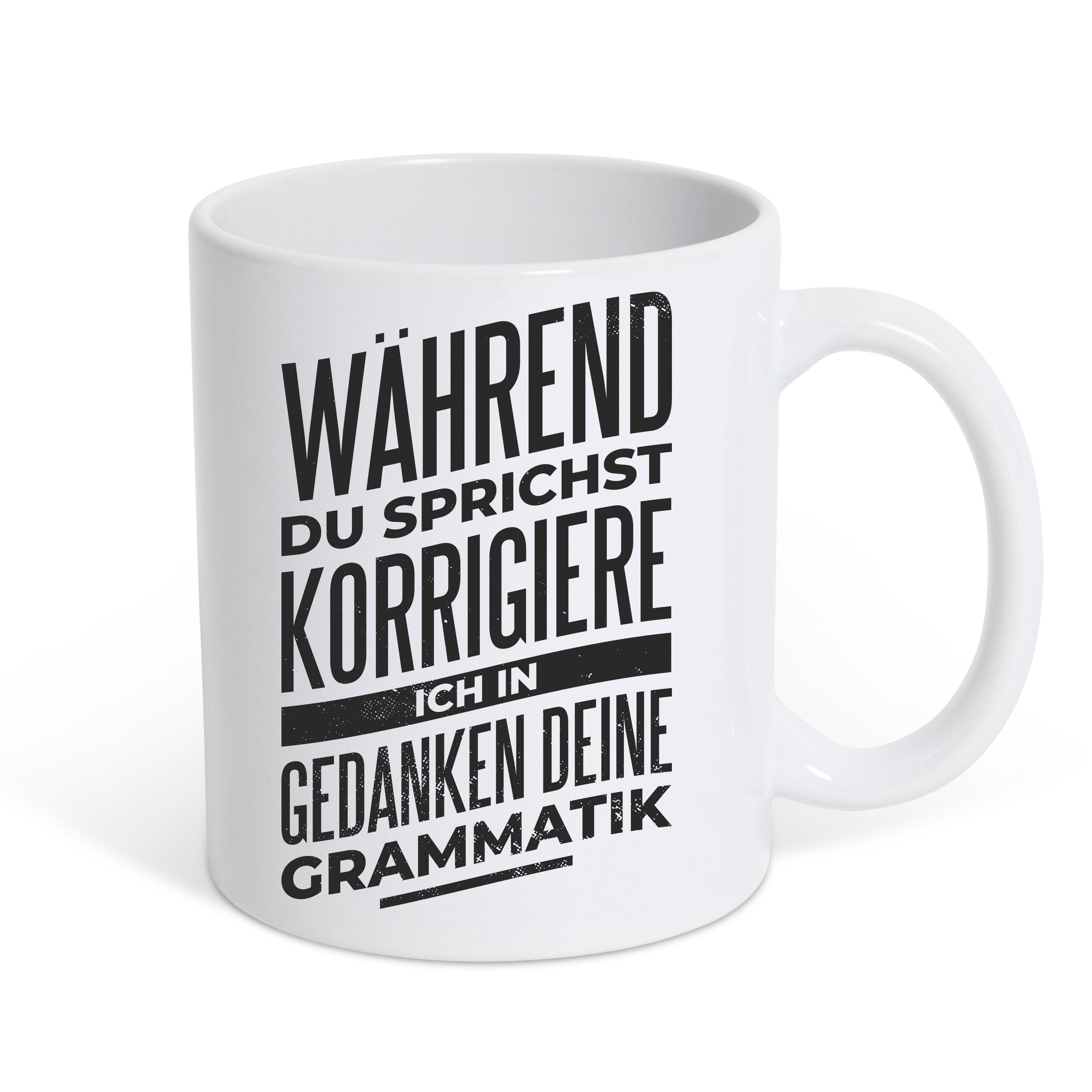 Tasse Ich Korrigiere Deine Grammatik Kaffeetasse Geschenk