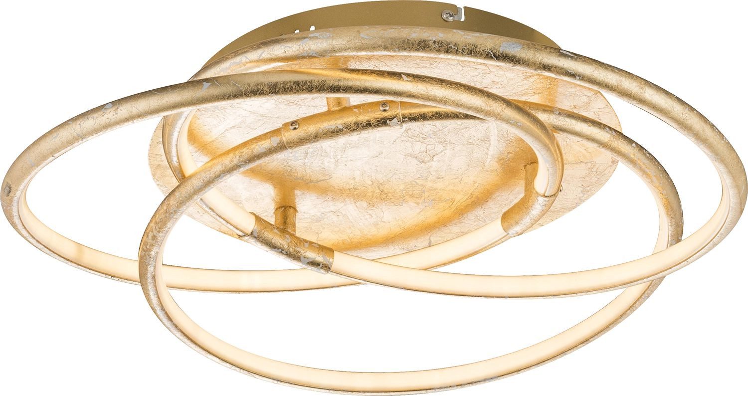 GLOBO LIGHTING LED Deckenleuchte BARNA, LED fest integriert, Warmweiß, Deckenlampe, Wohnbereich, Schlafzimmer