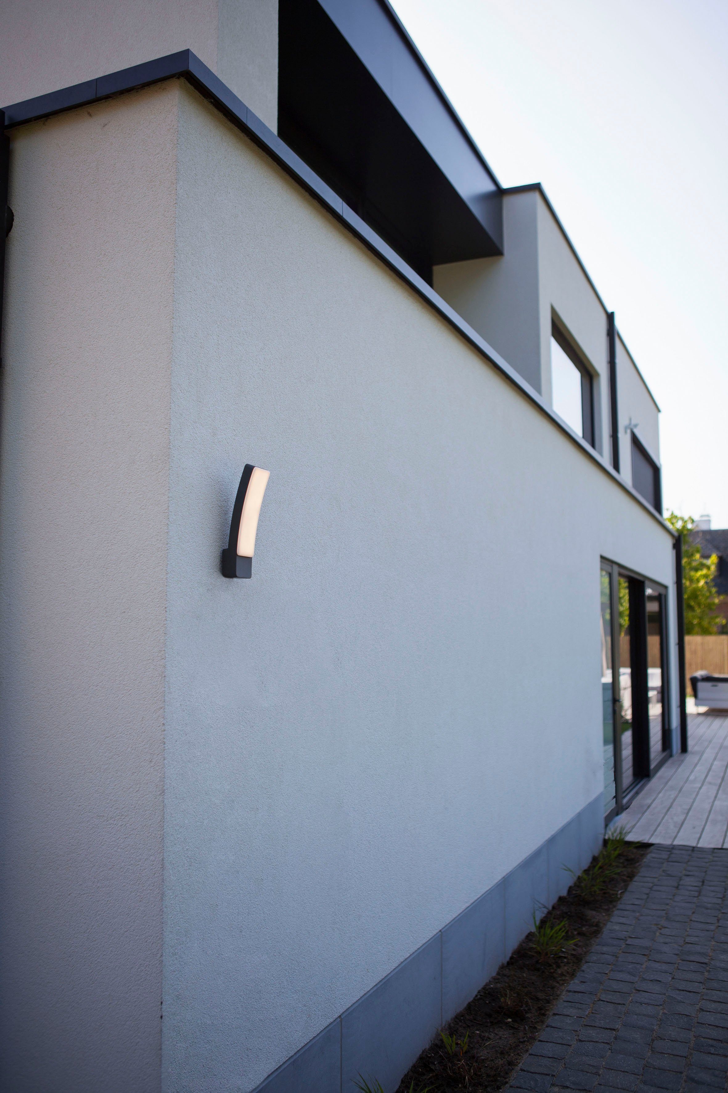 LUTEC Smarte LED-Leuchte KIRA, fest LED Smart-Home integriert