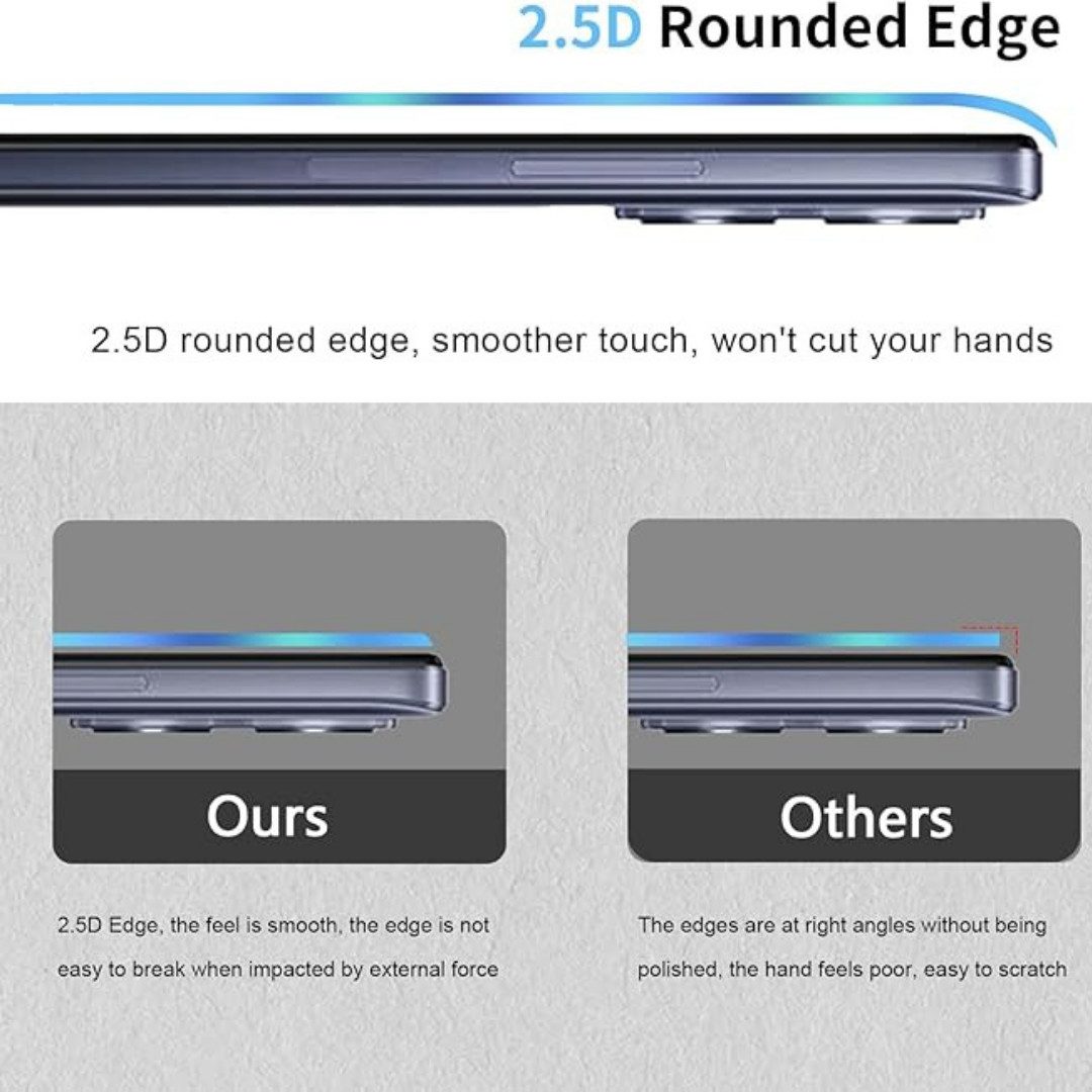 SmartUP Displayschutzglas 2X Schutzglas für Samsung Galaxy A55 5G Panzerfolie Display Full 9H für Samsung Galaxy A55 5G, kompletter Displayschutz – Bild 5 von 5