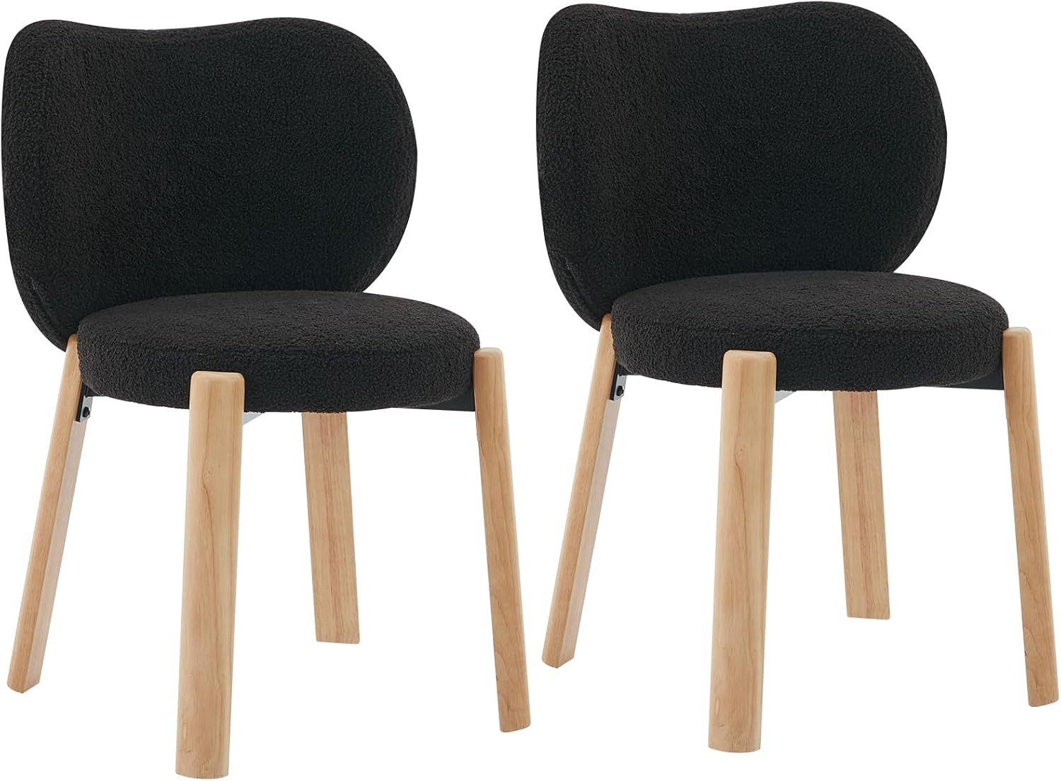 GarveeMore Barhocker Schminkhocker mit Herz-Rückenlehne, Kaninchenfell-Imitat-Bezug