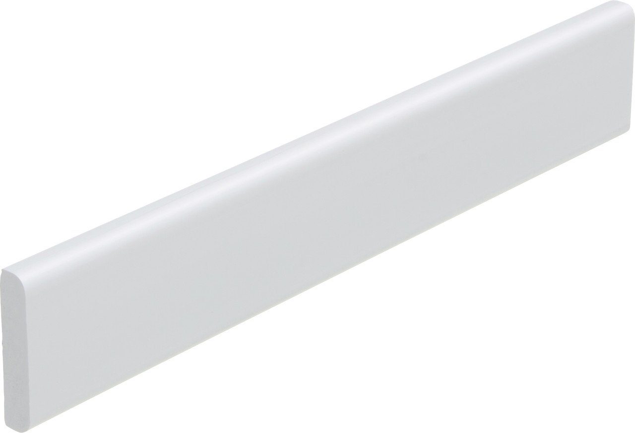Primo Abschlussleiste Primo Wandleiste 90 cm, 43 x 9 mm, weiß, Kunststoff